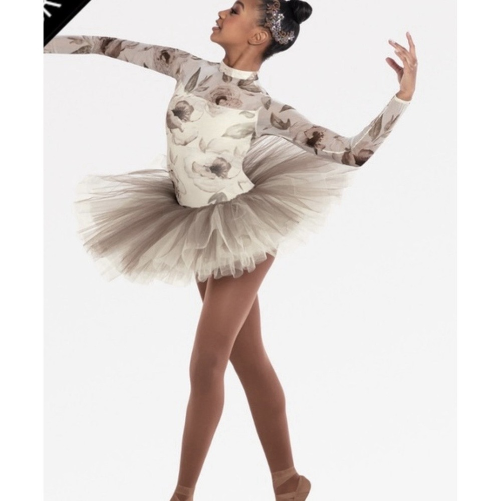 Revolution Piece of Your Heart MC Floral Mesh Tutu Dance Costume RC22764